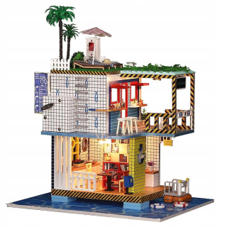 Nový dom Doll House DIY 3D Miniature M