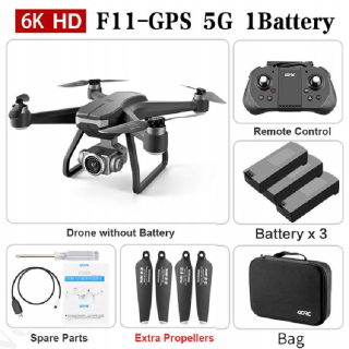 Nový Dron F11 Pro 6K GPS s Wi -fi FPV Dual HD prišiel