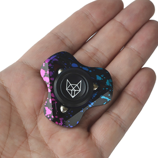 Nový kovový vzor Fidget Spinner Wolf pre