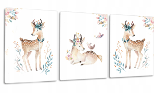 Obrázky Obrázky pre deti Boho Deer Forest 90 cm
