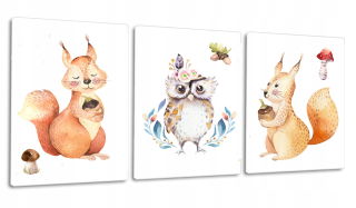 Obrázky Obrázky pre deti Boho Owl Forest 120 cm