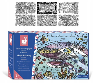 Ocean Magic Water Omaľovanie obrázkov Janod 7+