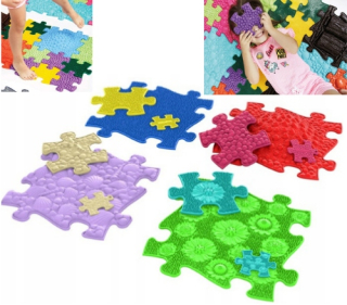 Ortopedická zmyslová podložka proti puzzle proti konania
