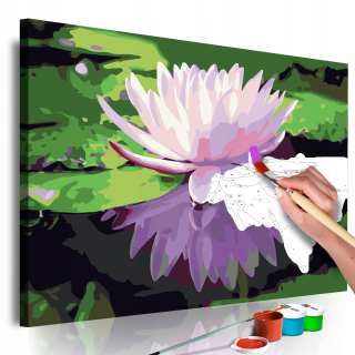 Maľovanie obrazu- voda Lily 60x40