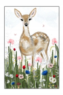 Obrázok na plátne Roe Deer Deer Colorful Meadow 50x70
