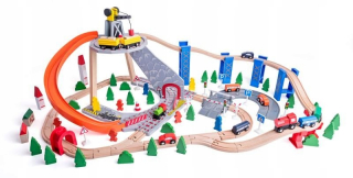 Obrovský drevený front 130el WD90588 TORAE Bridges