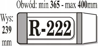 Nastaviteľná kniha obálka R222 (50 ks) IKS