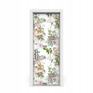 Dvere dýha nálepka Delicate Flower 75x205