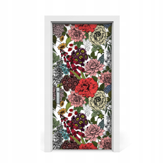 Nálepka na dýhu Autumn Flowers 95x205