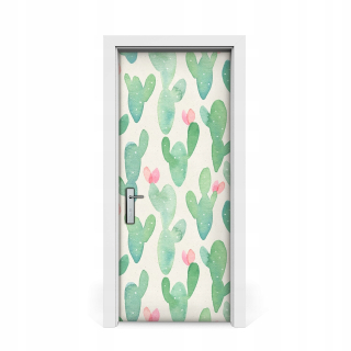 Nálepka na dýhu Dvere Cactus Spot 85x205