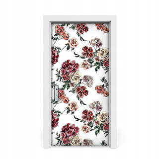Boho 95x205 Nálepka kvetov kvetín
