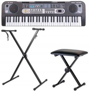 Klávesnica MQ-6119 USB MIKROFÓN+ TRODOD+ lavica