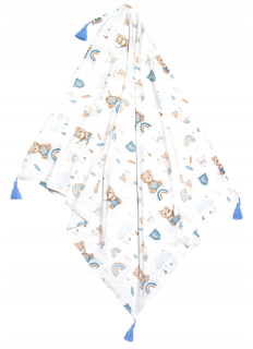 Bambusové swaddle __ strapce __ prikrývka 100x120