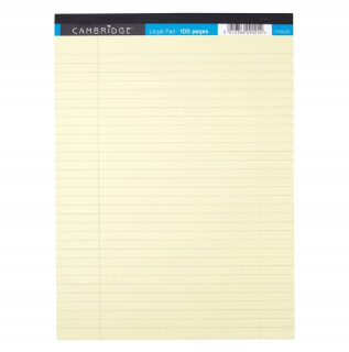 P7040 Cambridge Legal Notebook A4 10STUK X 100ST