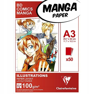 Manga Clairefontaine A3 50 Skicárový papier