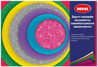 LEPICÍ FAREBNÝ PAPIER A4 / 8K GLITTER (10 KS)