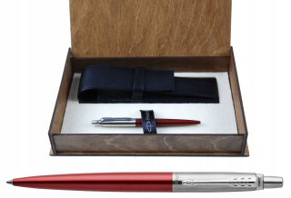 Parker Jotter Pen +Drevené rytec RR 1Z10