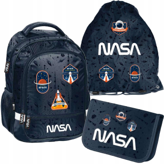 Paso NASA School Backpack Cencil Case Gymnast.