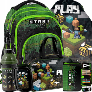 PASO BACKPACK TORNISTER SET 5v1 PRE GAME BOY