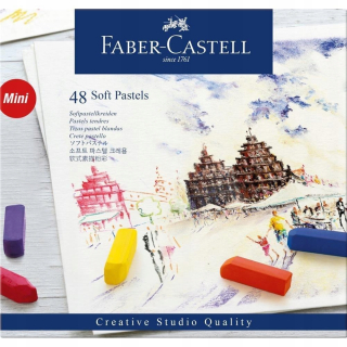Suché pastely CS Mini 48 Farby Faber Castell