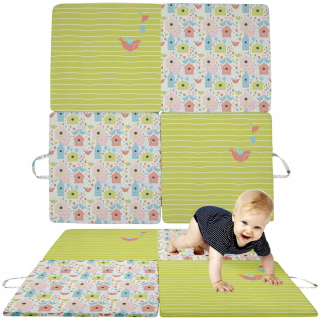 Pastel Play Mat, hustý skladací matrac