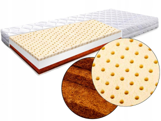 Penová matrace 80x190 Coconut latex Premium 14 cm