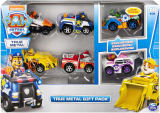 Praggle Cars Set 6 kov kovových vozidiel