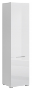 Krásna 2D žĺtková knižnica, White + White Gloss Hit!
