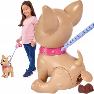 Funkcia šteňa psa chi chi poo robí hromadu Simba