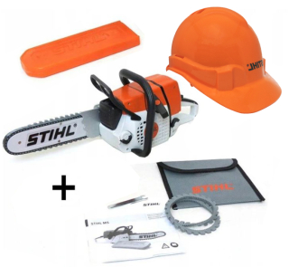 Motor píl stihl hračku pre dieťa + prilbu!