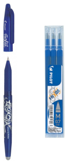 Frixion pilot 0,7 účinné pero + 3 vložky