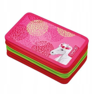Puzdro pre ceruzku 31 dielov Triple Bloom Horse, Herlitz