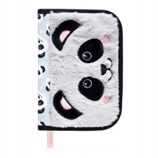 Dvoj prípadová školská ceruzka Case B/W Premium Panda