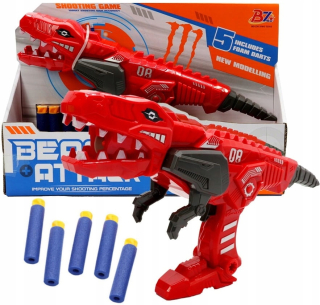 Pištoľ dinosaura pre šípky nerfy guľky