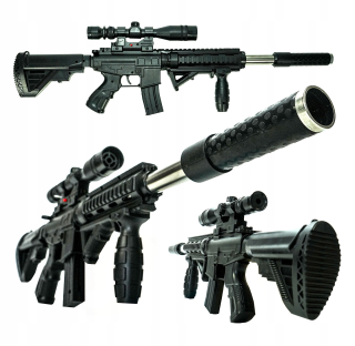 Pištoľ M16 pre laserové gule 6 mm ASG 74 cm