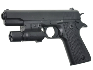 Pištoľ pre 6 mm Colt +laser +bezplatné gule
