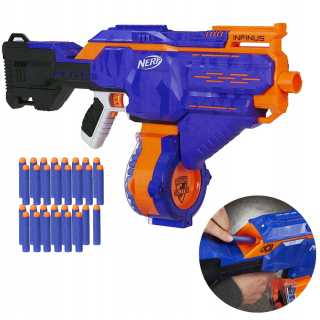 Nerf elitná pištoľ Automatic Minigun Infinus