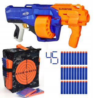Nerf Elite Surgefire Nerf Pistol +Accessories a Target Target