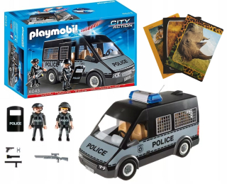 PlayMobil 6043 Policajné brigátové auto svetlo