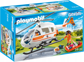 PlayMobil 70048 Ambulancia Záchranárový vrtuľník