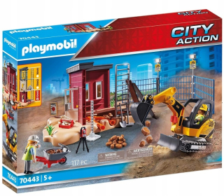 PlayMobil 70443 Mestský akčný malý rýpadlo