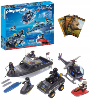 PlayMobil 9043 Veľká policajná operácia + motor