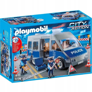 PlayMobil 9236 Blokáda policajného automobilu