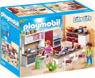 PlayMobil 9269 veľká rodinná kuchyňa