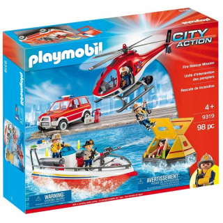PlayMobil 9319 Hasičská brigáda 3in1 Záchranná misia