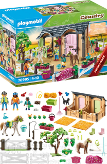 Playmobil Horse Riding School s krabičkami koní 70995