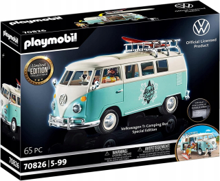 PlayMobil Volkswagen T1 Kempingový autobus 70826 5+