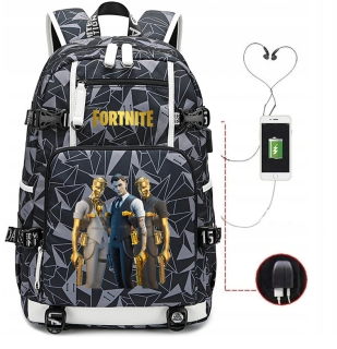 Fortnite midas batoh veľké vodotesné vzory USB