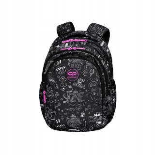 Jerry Black & White Scripb Coolpack batoh