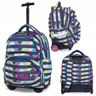 Batoh pre mládež na kolieskach Coolpack Trojuholníky